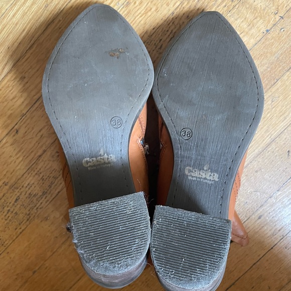 Light brown leather Casta booties - Picture 6 of 6